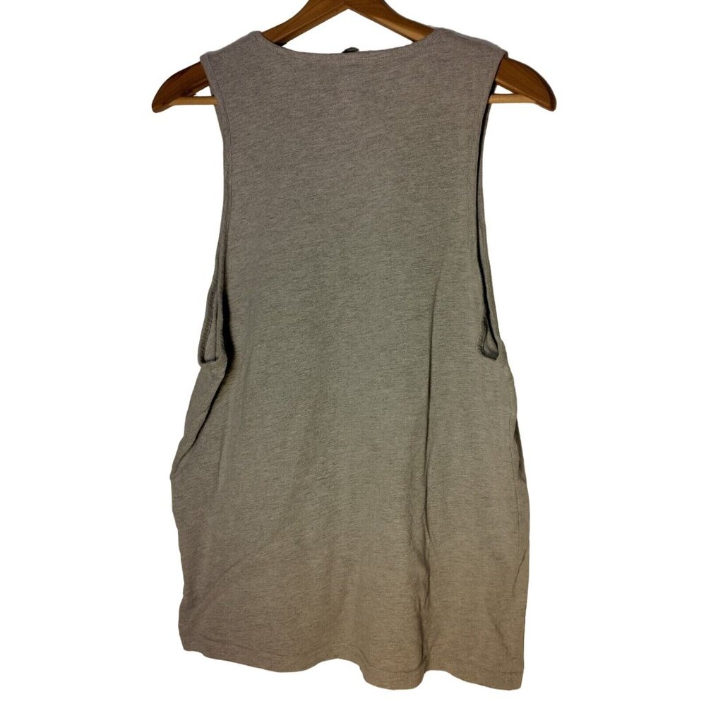 Shen Ani Gains Tank Top Men L Gray Green Irish Gealic Workout Shirt Gym - Picture 3 of 7